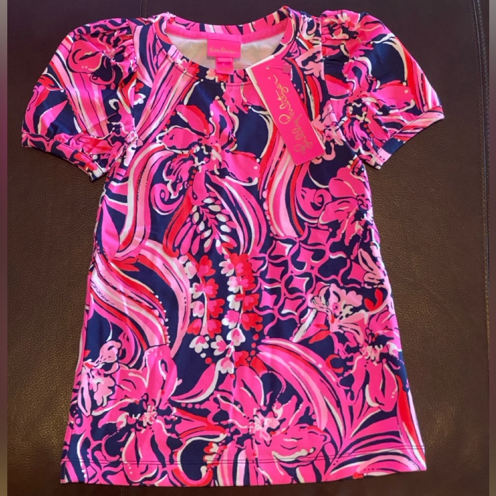 NWT Little Girl Lilly Pulitzer Mini Rhett Dress, size XS (2-3)